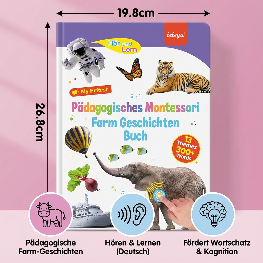 Engagierendes Lernspiel zum Englischlernen: Interaktives Kinderbuch mit vielen Funktionen.