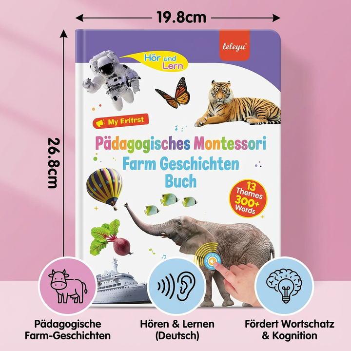 Engagierendes Lernspiel zum Englischlernen: Interaktives Kinderbuch mit vielen Funktionen.