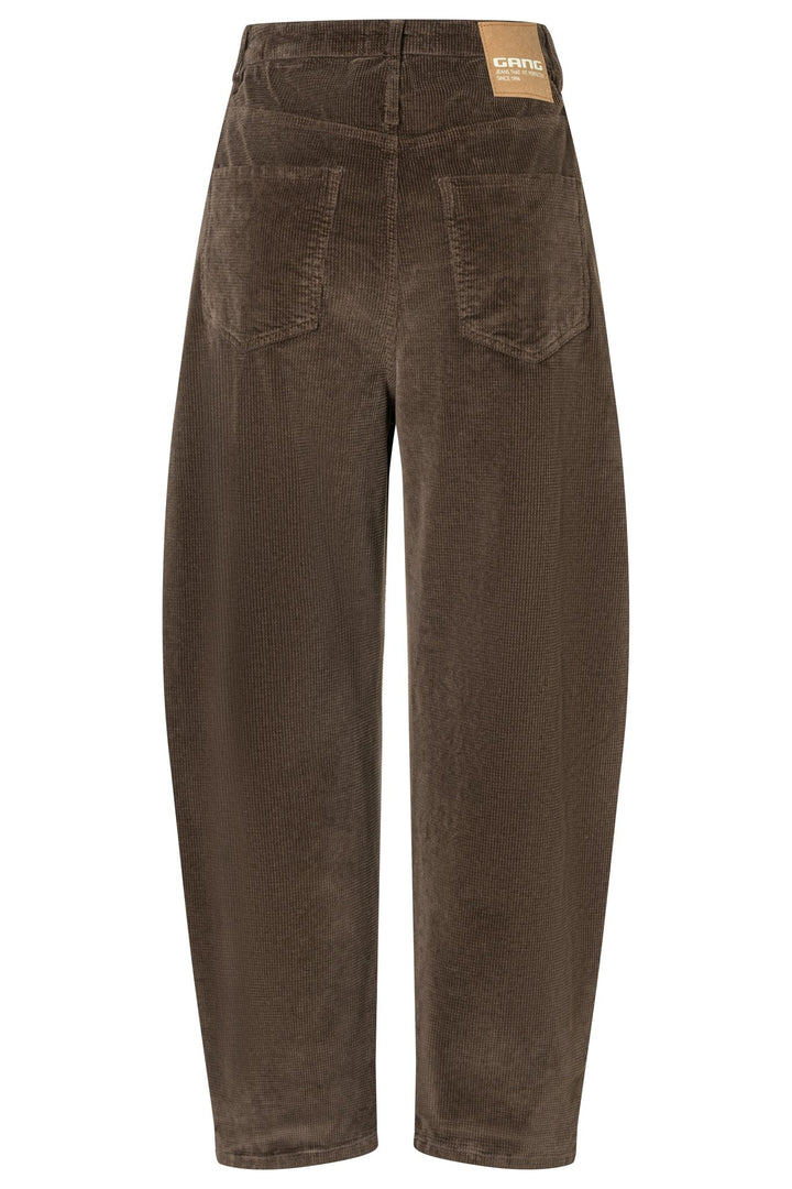 Damen Cordhose O-Shape mit hoher Taille und konischem Bein für modernen Freizeitlook.