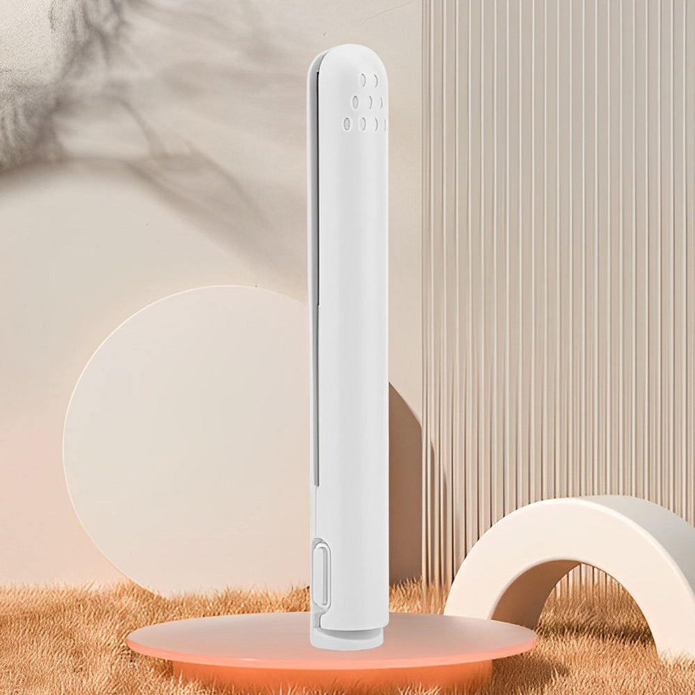 Ultrakompaktes Keramik-Glätteisen und Lockenstab, USB-Reisehairstyler für elegantes Damenhaar.