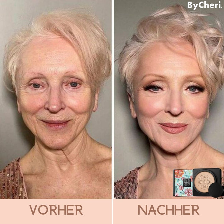 Mattierende Damen Air Cushion Foundation für alle Hauttypen. Deckt Unreinheiten ab, sorgt für glatten Teint.