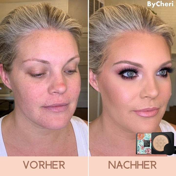 Damen Air Cushion Foundation für sofortige Verbesserung des Teints. Kaschiert Rötungen & Poren mühelos.