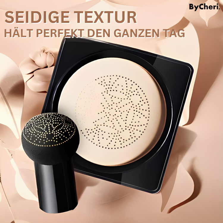 Hochdeckende Damen Air Cushion Foundation mit 18h Halt, mattierend & wasserfest. Für einen ebenmäßigen Teint.