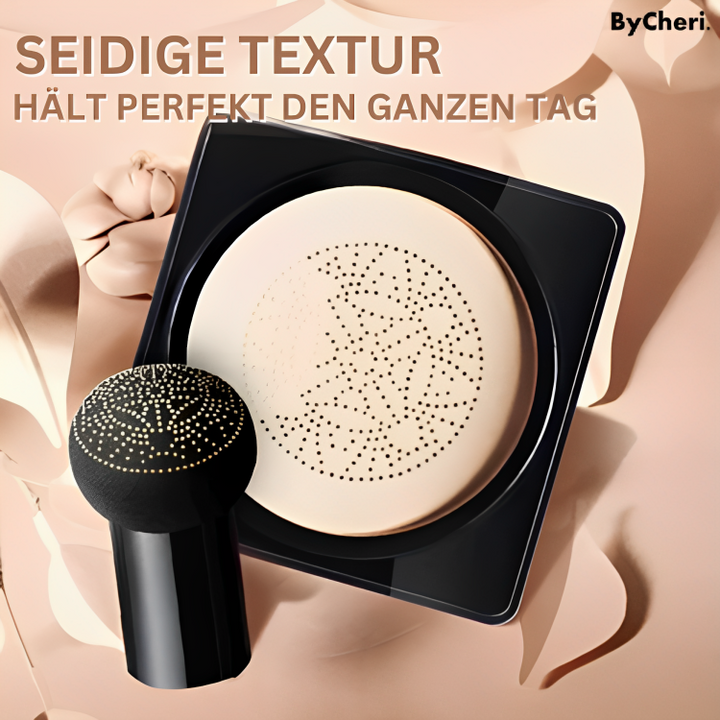 Hochdeckende Damen Air Cushion Foundation mit 18h Halt, mattierend & wasserfest. Für einen ebenmäßigen Teint.