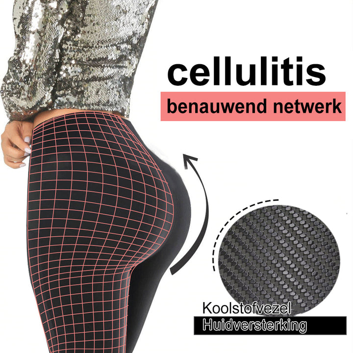 Bequeme Damen Kompressionsleggings, straffend & formend. Hohe Taille. Ideal für Frühling Sportbekleidung.