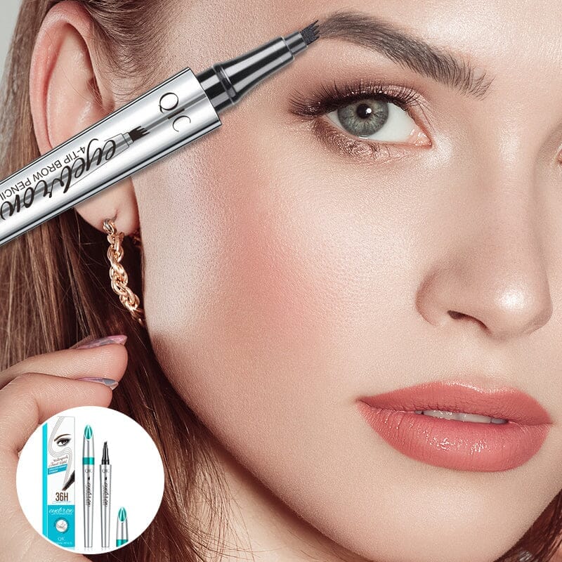 Wasserdichter Augenbrauenstift mit 3D Microblading Effekt für natürliche, volle Brauen.