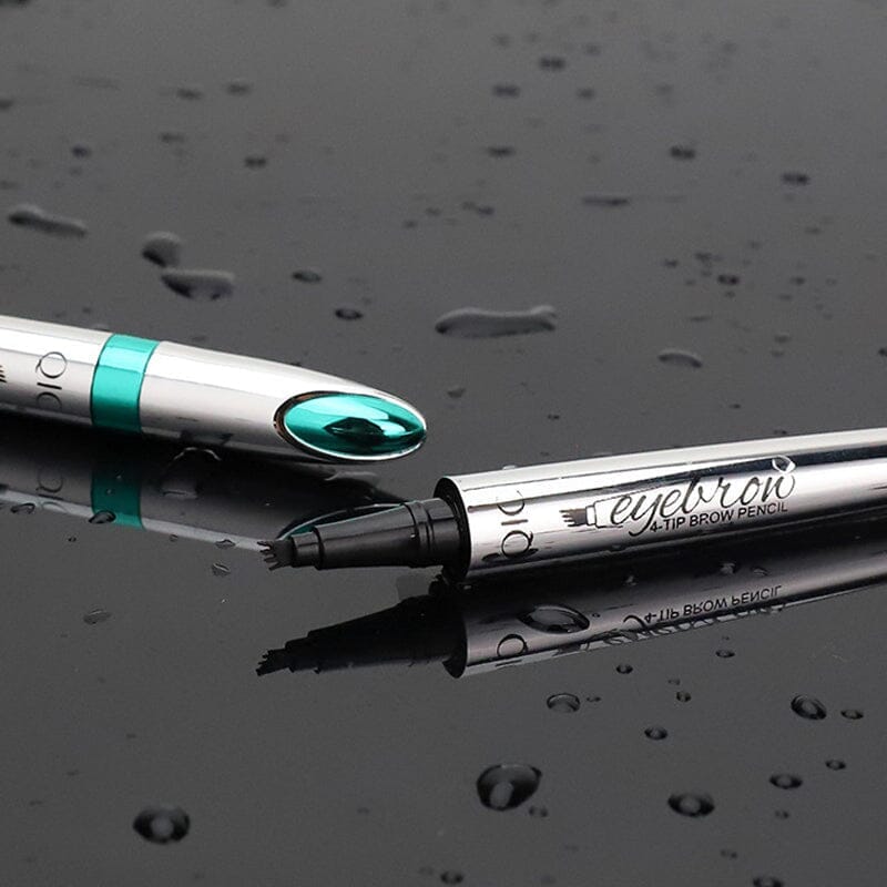 Einfach anzuwendender Augenbrauenstift für Damen, wasserdicht mit 3D Microblading Effekt.