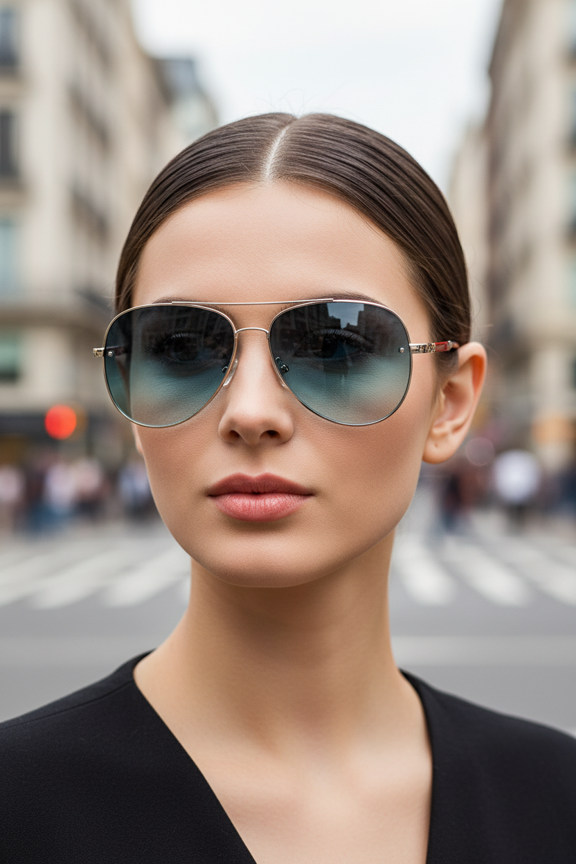 Damen Sonnenbrille Aviator "Chelsea" für Schutz, Komfort & klare Sicht unterwegs. Leicht & stilvoll.