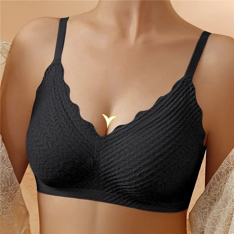 Eleganter Sienna Komfort Bralette für Damen, bügelfrei & bequem. Kabelloser BH im Doppelpack für den Alltag.