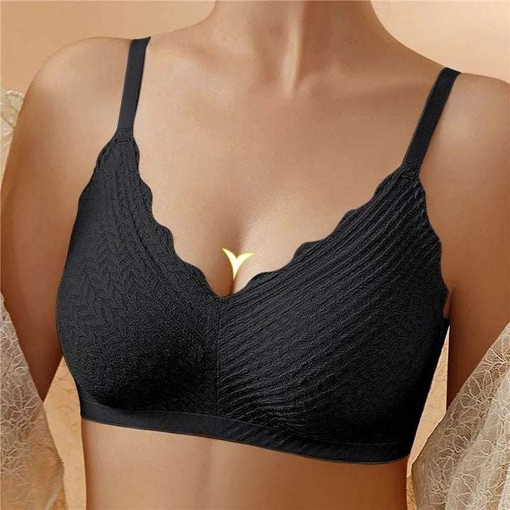 Eleganter Sienna Komfort Bralette für Damen, bügelfrei & bequem. Kabelloser BH im Doppelpack für den Alltag.