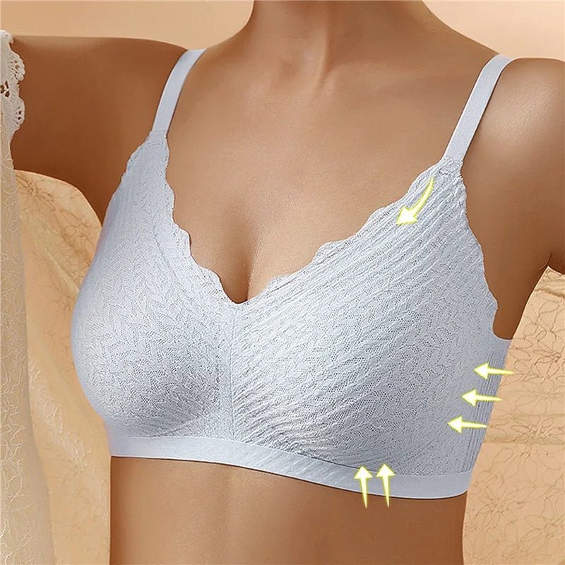 Damen Komfort Bralette in Sienna, bügelfrei. Perfekter kabelloser BH mit sanftem Halt für ganztägigen Komfort.