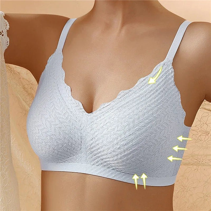 Damen Komfort Bralette in Sienna, bügelfrei. Perfekter kabelloser BH mit sanftem Halt für ganztägigen Komfort.