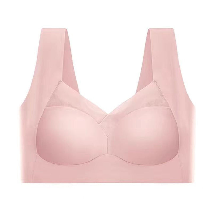 Atmungsaktiver Damen BH ohne Bügel, weich, bequem & stützend, ideal für Schwangerschaft & große Größen.