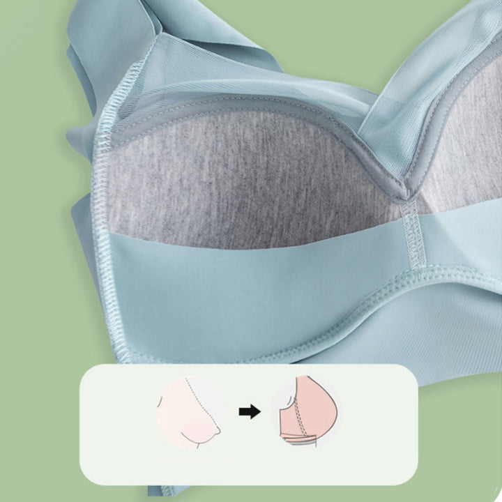 Weicher bügelloser BH für Damen, atmungsaktiv & stützend, perfekt als Basic oder Sport BH.
