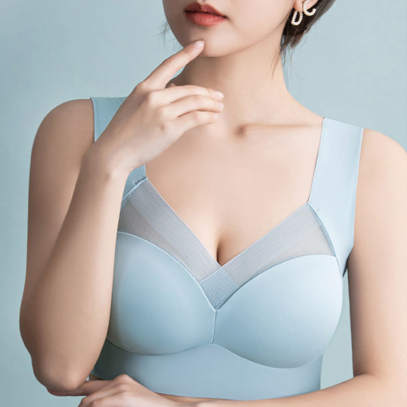 Damen Basic Unterwäsche: bügelloser BH aus weichem Nylon, atmungsaktiv für täglichen Komfort.