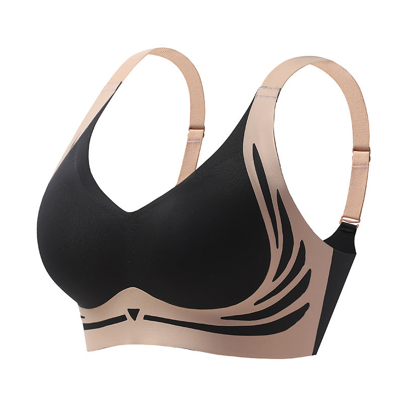 Stylischer Damen Hebe-BH, bügellos und Push-up. Für Anti-Sagging und eine schöne Form. Alltags-Wäsche.
