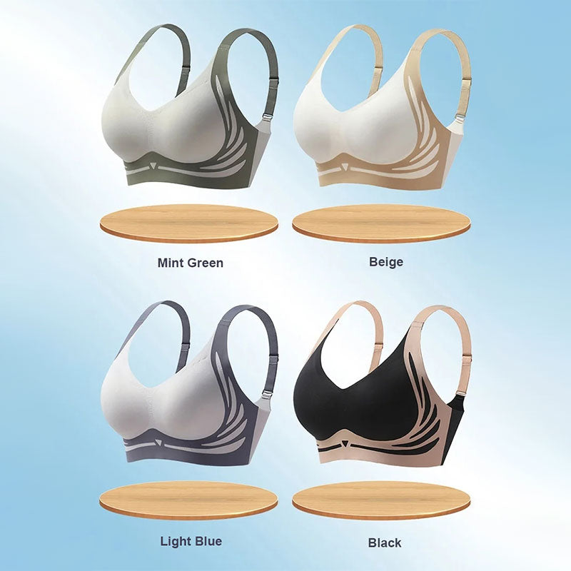 Damen Unterwäsche: Bügelloser Push-up-BH mit Hebe-Effekt und Anti-Sagging-Funktion. Maximaler Komfort.