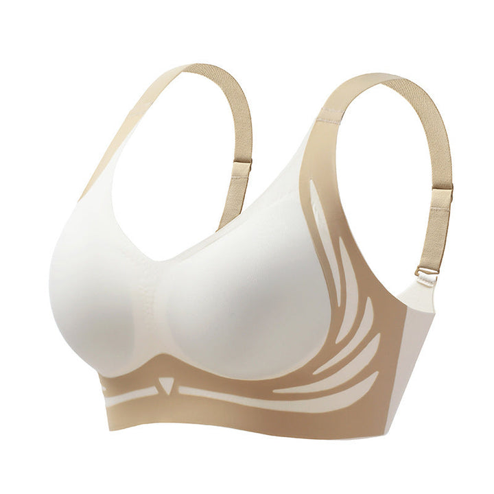 Moderner Damen Form-BH: bügelloser Push-up für Anti-Sagging und natürliche Hebung. Bequeme Unterwäsche.
