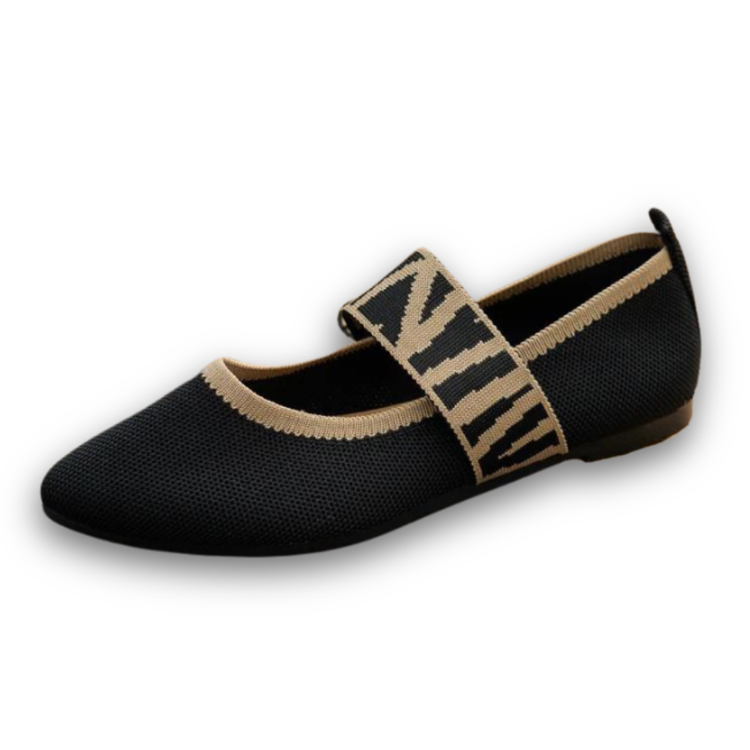 Damen Ballerinas mit spitzer Zehe, elegant und bequem für Frühling und Sommer.