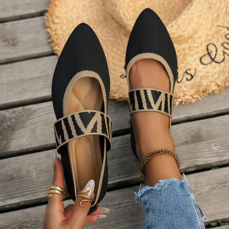 Komfortable Damen Ballerinas, elegante Sommerschuhe mit spitzer Zehe, passend zu jeder Damenmode.