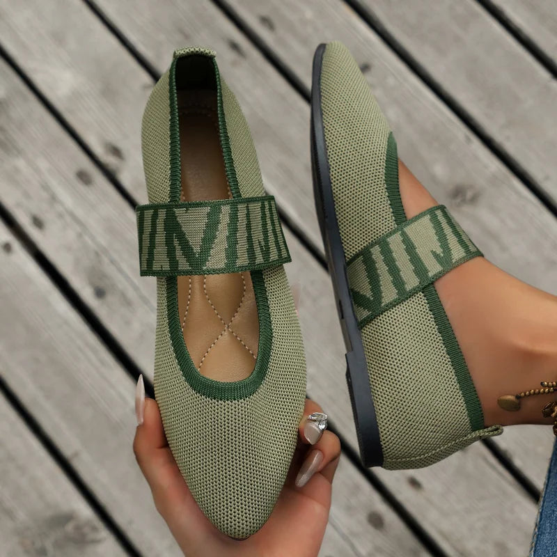 Vielseitige Damen Ballerinas, elegante Frühlings-, Sommer- & Herbstschuhe mit spitzer Zehe.