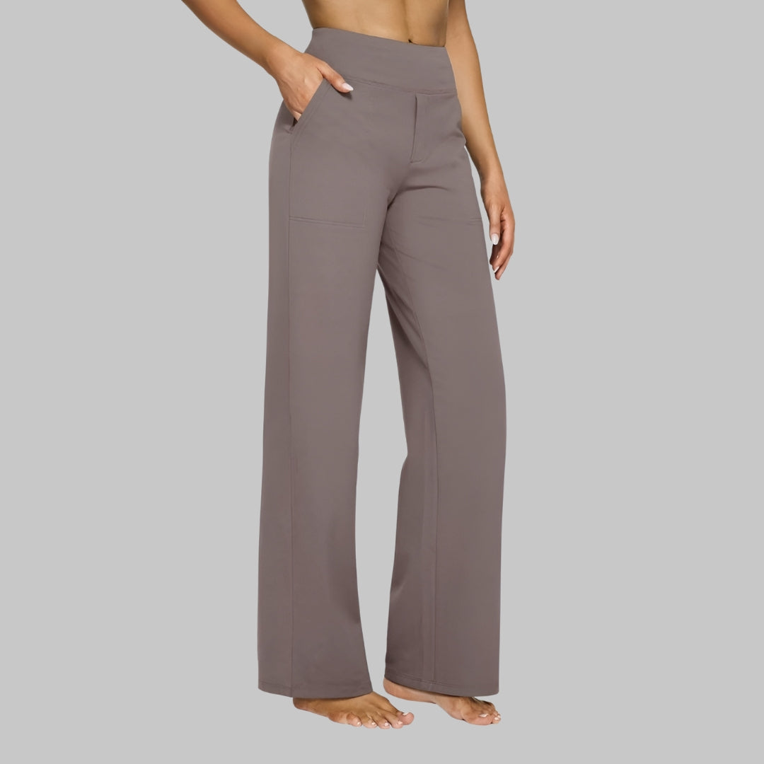 Damen Bequeme Hose, gerader Schnitt, ideal für Alltag, Freizeit & Reise; modisch & komfortabel.