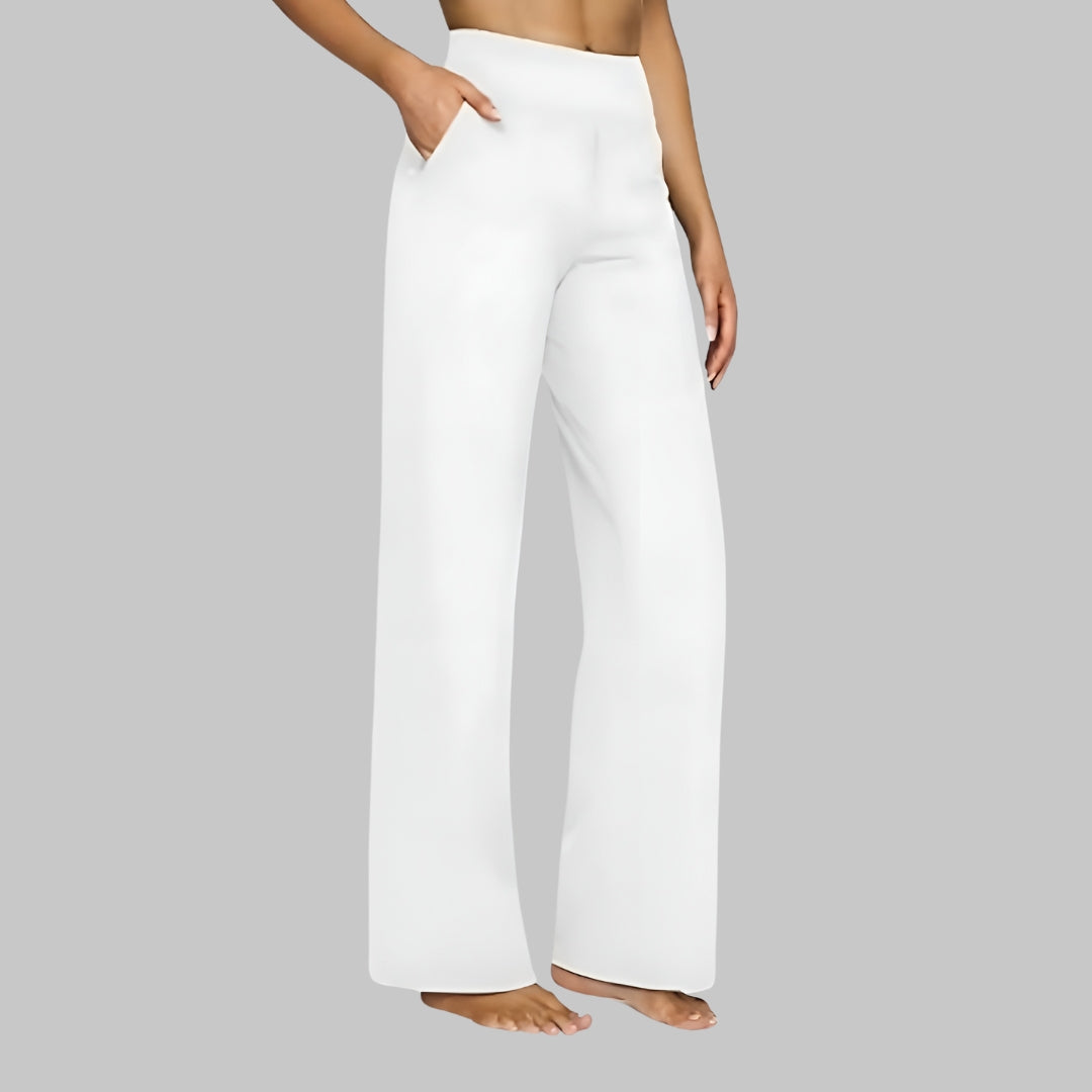 Klassische Damenhose mit geradem Schnitt, bequem & elegant, perfekt für jede Figur und Anlässe.
