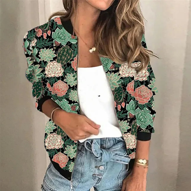 Damen Übergangsjacke schick-lässig, perfekt für Frühling & Herbst. Bequem & stilvoll im Alltag.