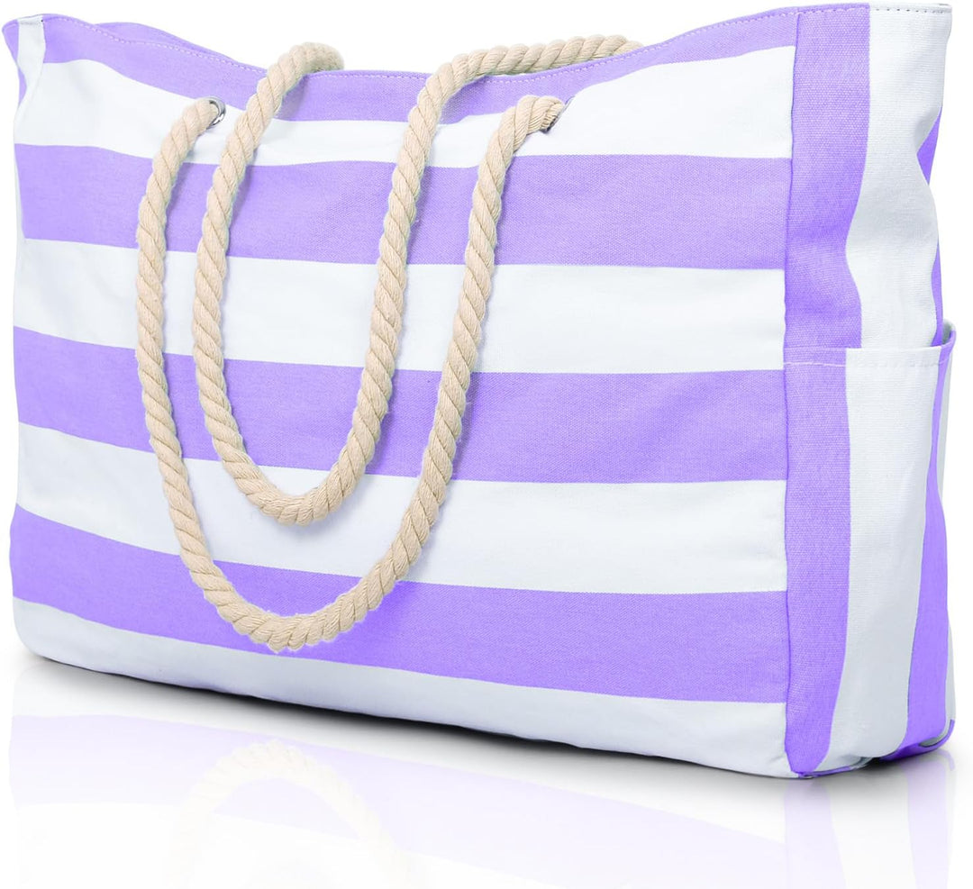 Elegante übergroße Badetasche für Damen, wasserdicht & leicht, ideal für den Urlaub.