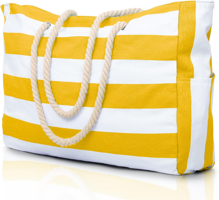 Robuste wasserdichte Strandtasche, sanddicht, großzügig geschnitten für Damen.