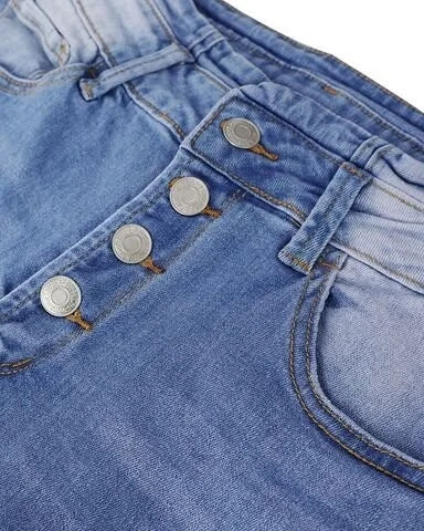 Casual High Waist Bootcut-Jeans für Damen, vielseitig kombinierbar.