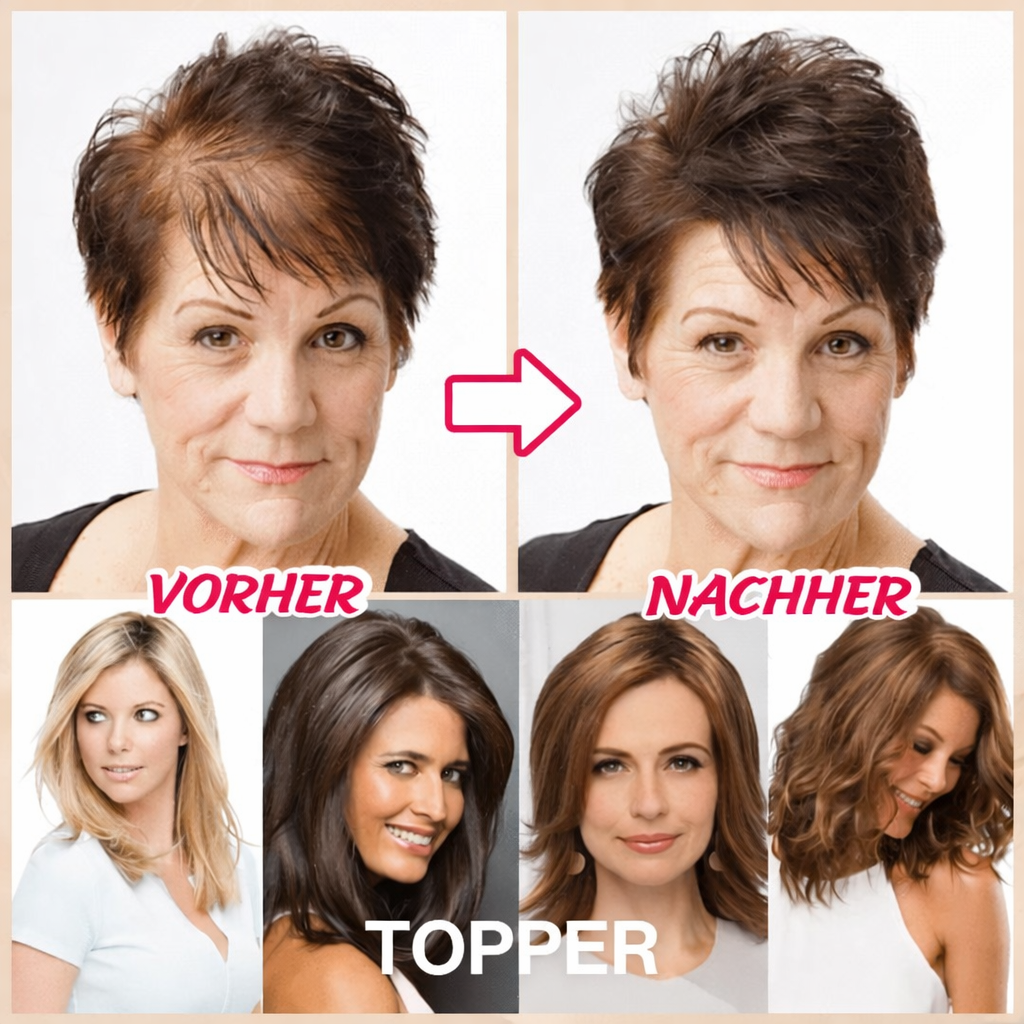 Damen Clip-In Echthaar Haarverlängerung für natürliches Volumen und sofortige Haarfülle.