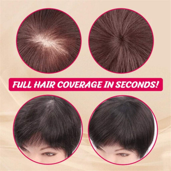 Vorher/Nachher: Clip-In Echthaarverlängerung schenkt Damen sofort sichtbares Volumen und natürliche Haarfülle.