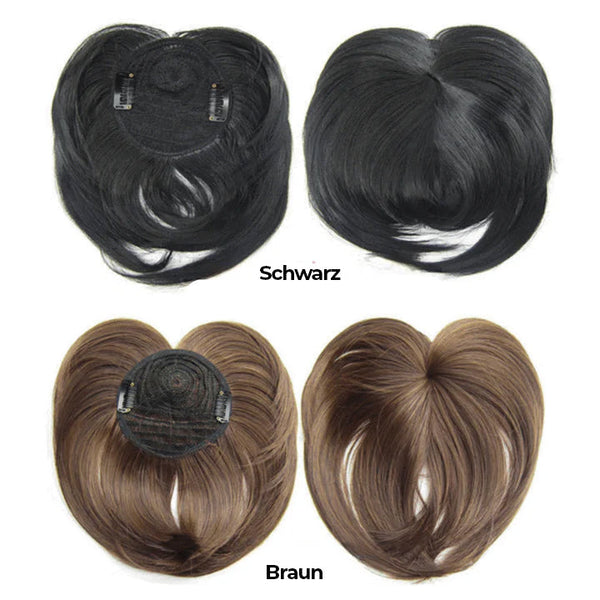 Edles Haaraccessoire: Damen Clip-In Echthaarverlängerung für sofortige Fülle, Volumen und eine natürliche Haarpracht.