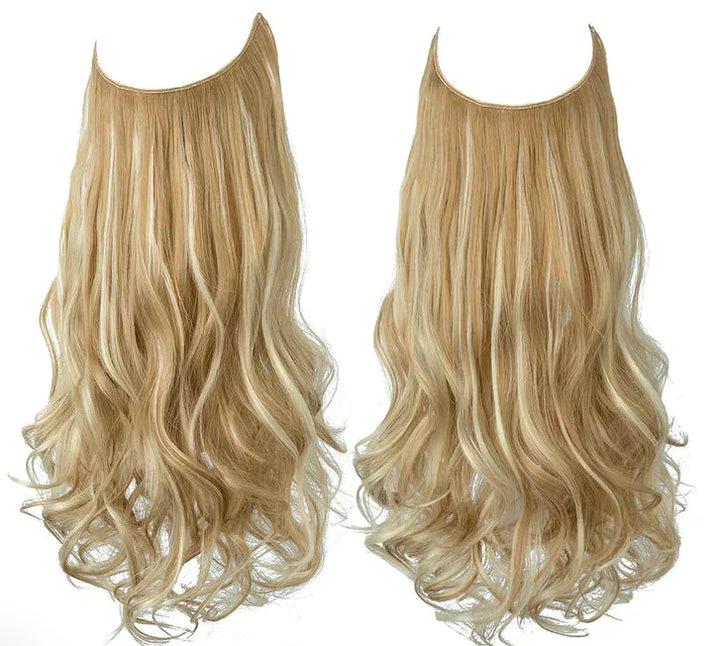 Natürliche Wellen-Haar Extensions für Damen, Kupferbraun, für lebendige Haarfarben und Volumen.