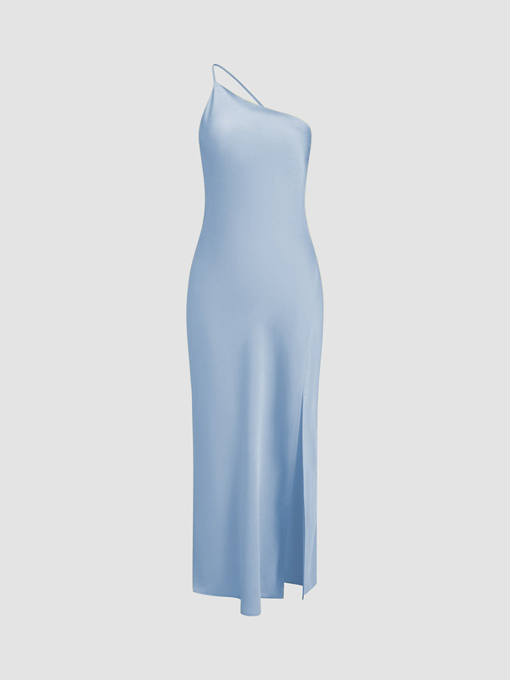Elegantes Maxikleid für Damen, mit modischem Rückenschlitz und zeitlosem Design.