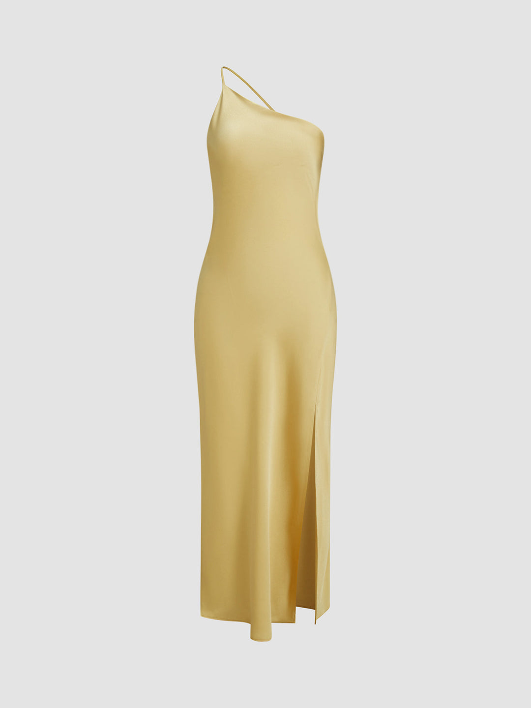 Langes Festkleid mit Rückenschlitz, ideal als Partykleid oder Abendmode.