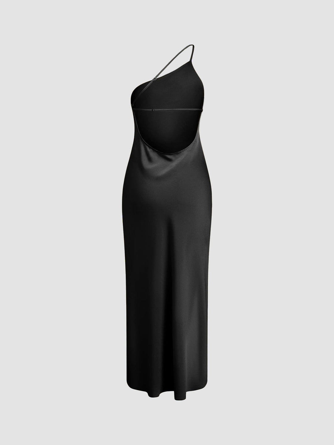 Damenkleid mit langem Rückenschlitz, stilvoll für jede Abendveranstaltung.