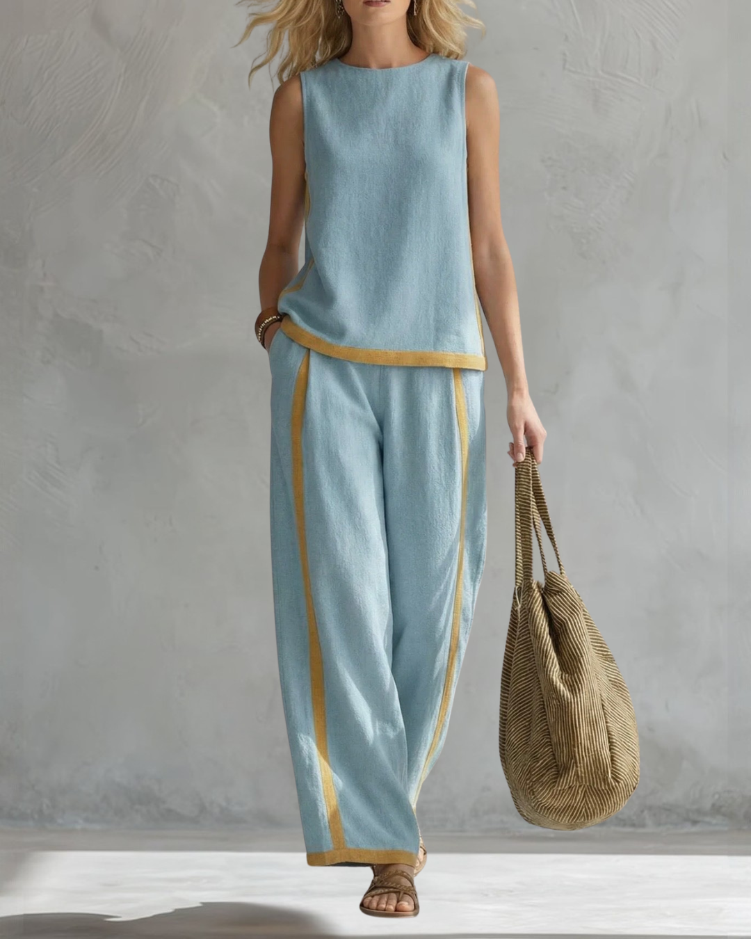 Stylisches elegantes Damen Set, zweiteilig, für einen modernen und komfortablen Auftritt.
