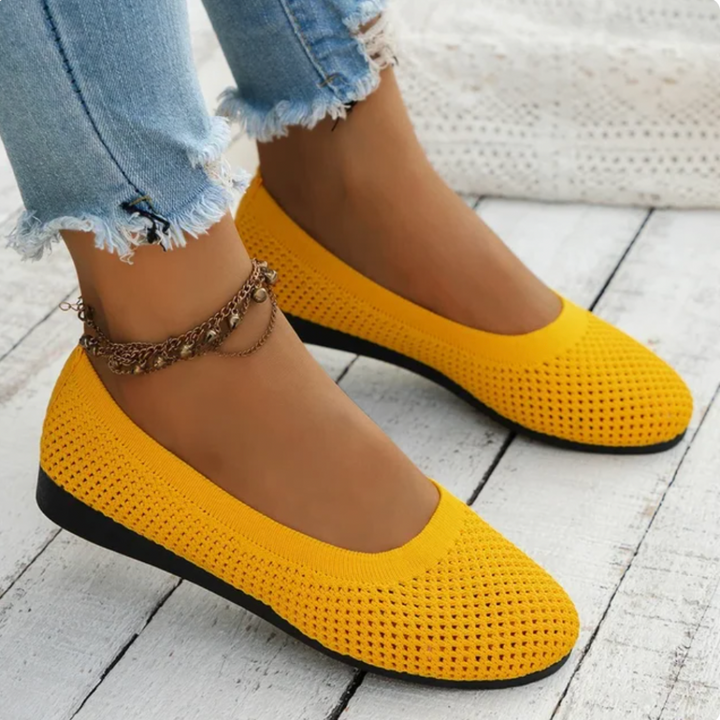Hochwertige ergonomische Damen Ballerinas. Flache Komfortschuhe für Eleganz & Bequemlichkeit den ganzen Tag.