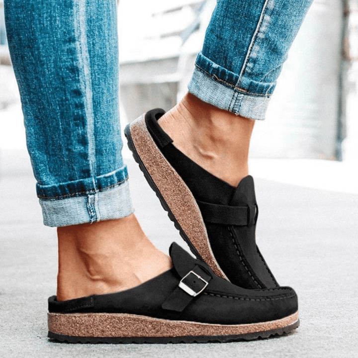 Elegante Damen Keilsandalen, ergonomisch geformt für optimalen Komfort & Fußgewölbestütze. Stilvolle Alltagssandalen.