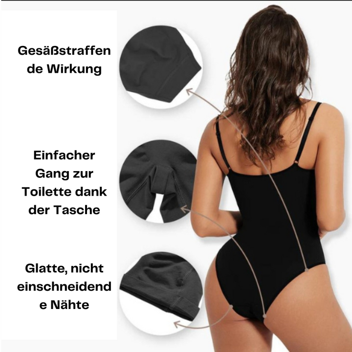 Bequemer Kompressions-Bodysuit für Frauen, ideal für eine glatte und schlanke Silhouette.