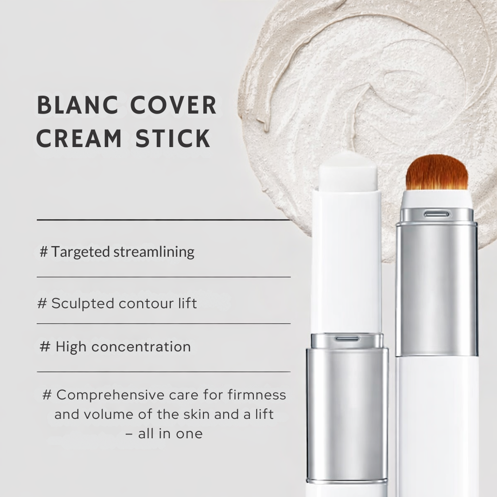 Nahaufnahme des feuchtigkeitsspendenden Damen Foundation Sticks, passt sich perfekt dem Hautton an für makellosen Teint.
