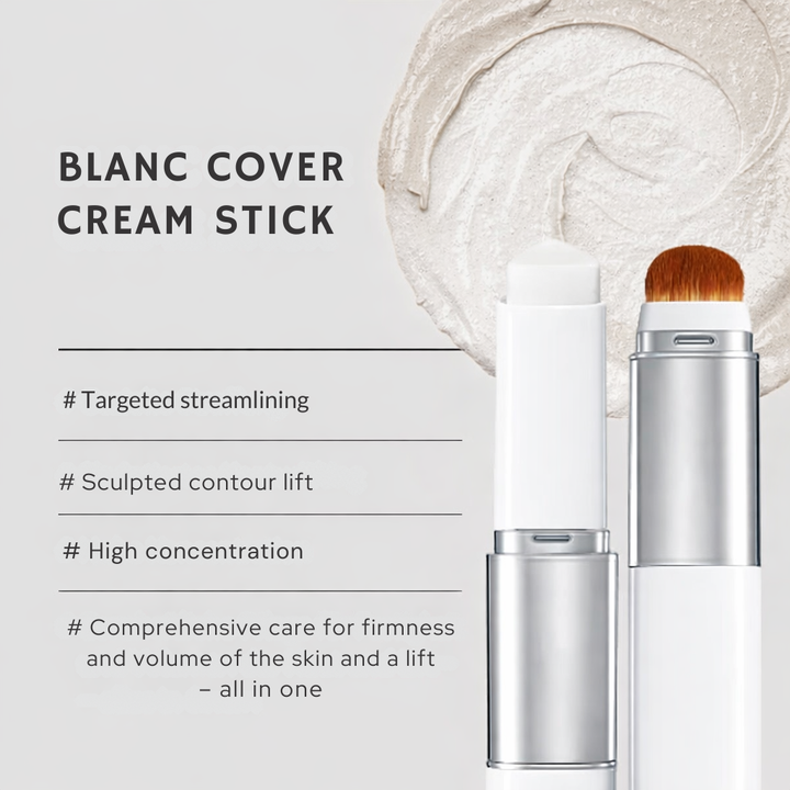 Nahaufnahme des feuchtigkeitsspendenden Damen Foundation Sticks, passt sich perfekt dem Hautton an für makellosen Teint.
