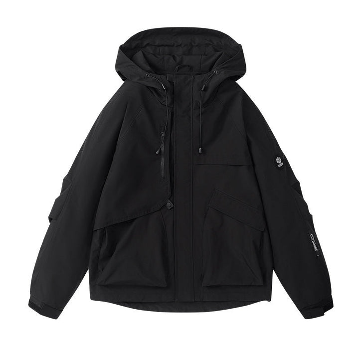 Komfortable Damen Funktionsjacke mit Kapuze und Reißverschluss, strapazierfähig für jedes Wetter und Abenteuer.