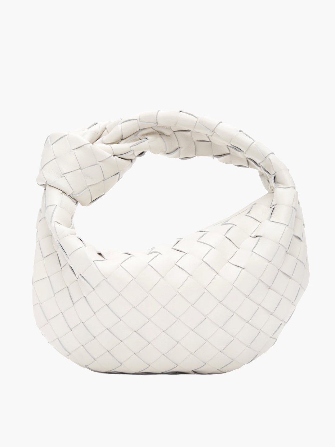 Trendige geflochtene Metallic-Handtasche für Damen, ein echtes Fashion-Statement.
