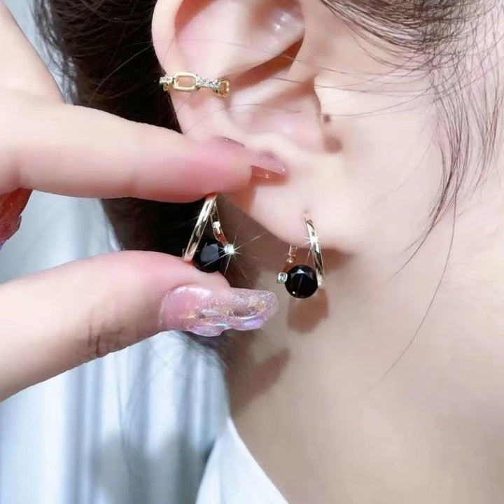 Germanium-Ohrringe für Damen, Schmuck, der Gesundheit & Wohlbefinden durch Entgiftung fördert.