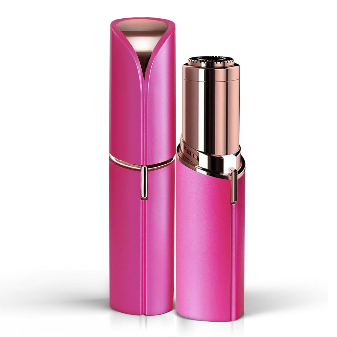 Reisefreundlicher Damen Gesichtshaarentferner; schnelles Beauty Tool für glatte Gesichtshaut.