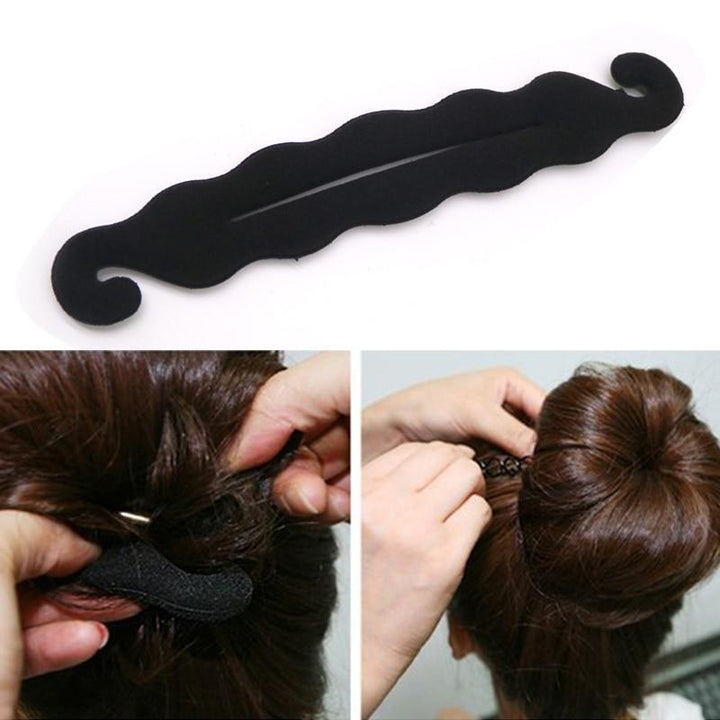 Damen Haar-Dutt-Former für schnelle, elegante Hochsteckfrisuren & Dutt-Styling. Ideales Haaraccessoire.