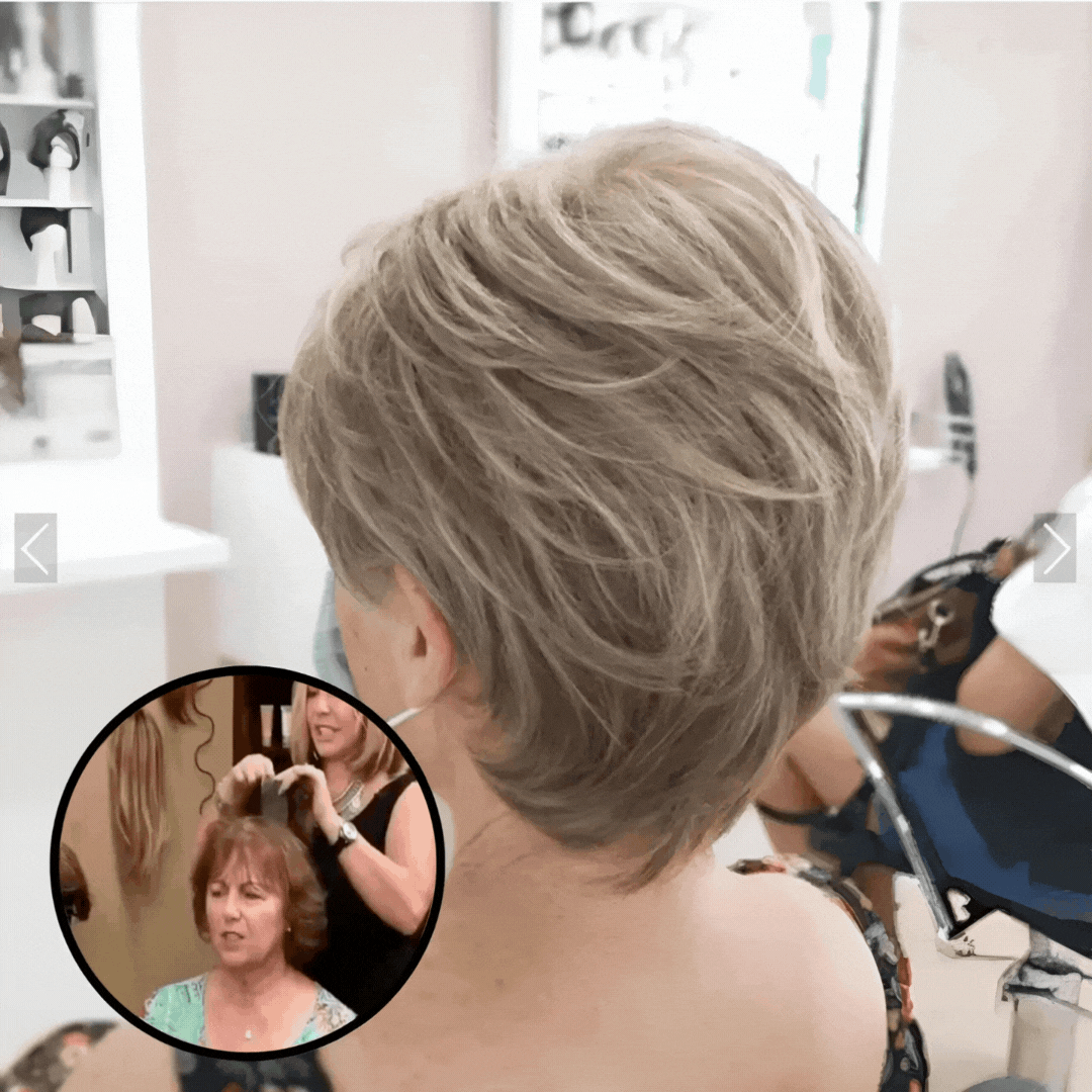 Damen Haarspange mit Haarverlängerung für sofortiges Volumen und einfaches Styling; Clip-in Kunsthaar für natürlichen Look.
